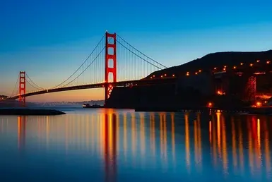 Panorama for Golden Gate in San Francisco