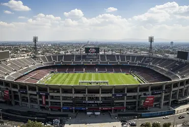 Mexico City Stadium - Estadio Azteca aerial image