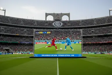 IA interior image shows World Cup 2026 - Estadio Azteca