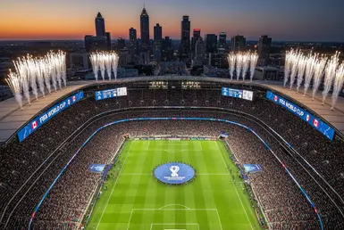 AI image of Atlanta Mercedes Benz Stadium Arial images