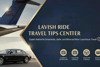 Lavish Ride Travel Tips Center: Expert advice for smarter, safer, and more luxurious travel with chauffeur services and private jet integrations.