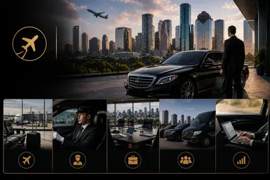 Executive business travel resources with luxury chauffeur transportation, airport mobility, and corporate travel planning in Houston.