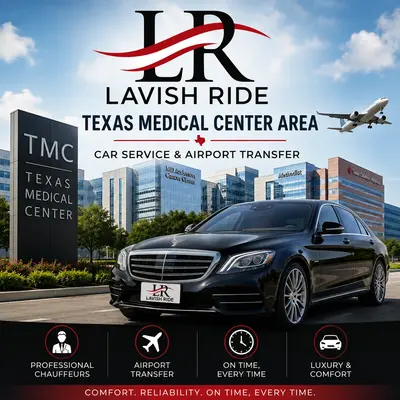 Texas Medical Center Area Car Service and Airport Transfer