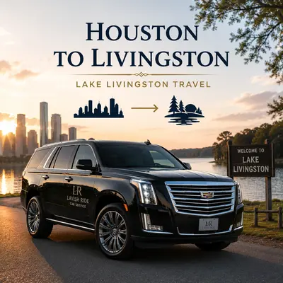 Houston to Livingston Car Service for Lake Livingston Travel