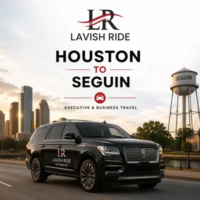 Houston to Seguin Car Service for Executive & Business Travel