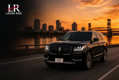 Private transportation to Alexandria featuring a luxury Lincoln Navigator chauffeur service for comfortable long-distance travel.
