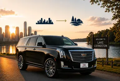Houston to Livingston Car Service for Lake Livingston Travel